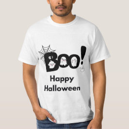 Boo Happy Halloween Ghost Net Männer T-Shirt
