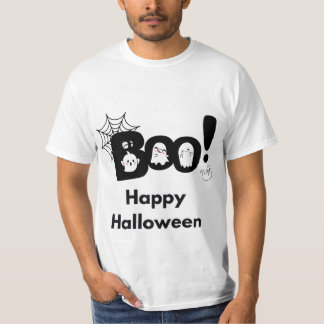 Boo Happy Halloween Ghost Net Männer T-Shirt