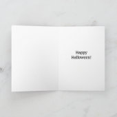 Boo! Happy Halloween Note Card (Innenseite)