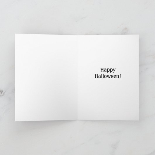 Boo! Happy Halloween Note Card (Innenseite)