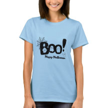 Boo! Happy Halloween Women T - Shirt