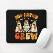 Boo-havior Crew Behavior Yst Halloween Aba Mousepad (Mit Mouse)