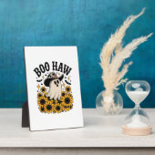 Boo Haw Cow Ghost Western Halloween Fotoplatte (Seite)