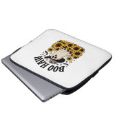 Boo Haw Cow Ghost Western Halloween Laptopschutzhülle (Vorne Knopf)