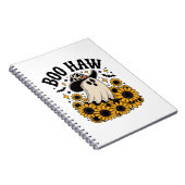 Boo Haw Cow Ghost Western Halloween Notizblock (Rechte Seite)