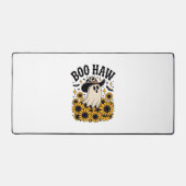 Boo Haw Cow Ghost Western Halloween Schreibtischunterlage (Vorderseite)
