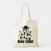 Boo Haw Cow Girl Cow Boy Ghost Halloween Tragetasche (Rückseite)