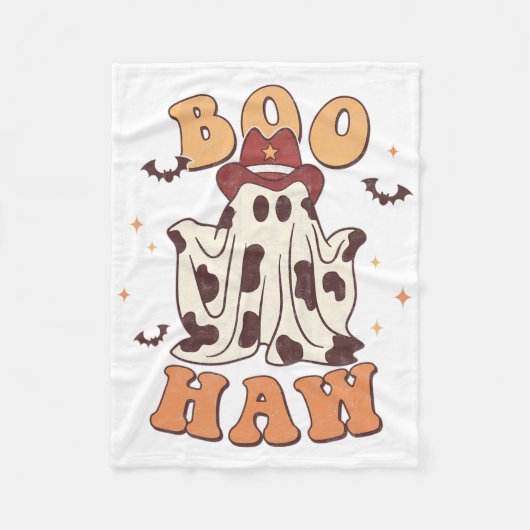 Boo Haw Halloween Trick oder Treat Spooky Season G Fleecedecke (Vorderseite)