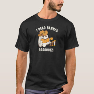 Boo Haw Ich las verbotene Bücher Western Cowboy Gh T-Shirt