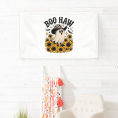 Boo Haw Kuh Geist Western Halloween Banner (Insitu)