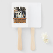 Boo Haw Retro Western Halloween Fächer (Vorne und Hinten)