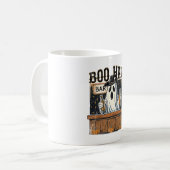 Boo Haw Retro Western Halloween Kaffeetasse (Vorderseite Links)