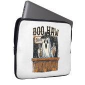 Boo Haw Retro Western Halloween Laptopschutzhülle (Vorne Rechts)