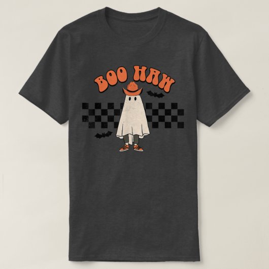 Boo Haw Tshirt Funny Halloween Ghost Spooky Saison (Design vorne)