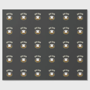 Boo Haw Western Halloween-Geisterdesign Geschenkpapier