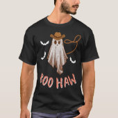 Boo Haw Western Retro Halloween T-Shirt (Vorderseite)