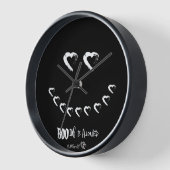 Boo Heart Wall Clock Uhr (Winkel)