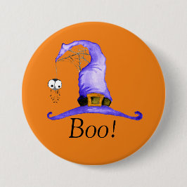 Boo! Hexenhut Button