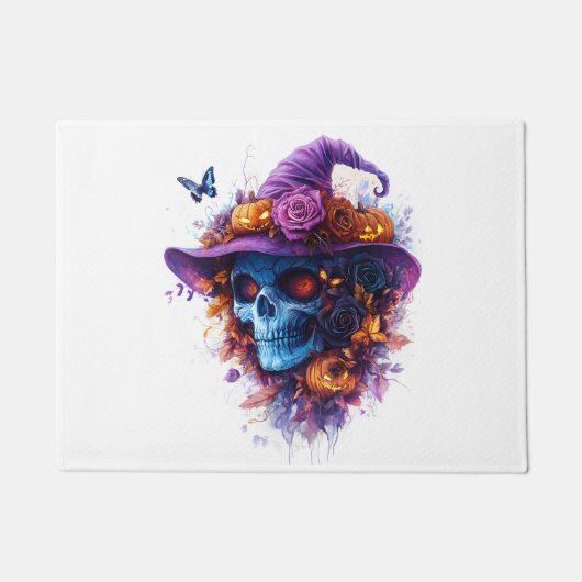 Boo!" Hexenhut Halloween Doormat Fußmatte (Vorderseite)