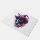 Boo!" Hexenhut Halloween Doormat Fußmatte (Schrägansicht)