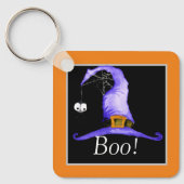 Boo! Hexenhut Schlüsselanhänger (Vorderseite)