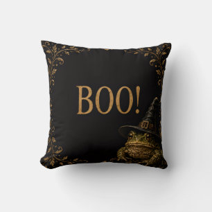BOO! Hexenkröte Halloween Kissen