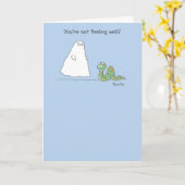 BOO! HISS! KARTE (Gelbe Blume)