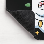 Boo Holding Christmas Tree Candy Weihnachten Mousepad (Ecke)