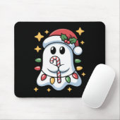 Boo Holding Christmas Tree Candy Weihnachten Mousepad (Mit Mouse)