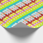 Boo Hoo Design Flash Farben weißer Text Geschenkpapier (Ecke)