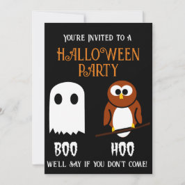Boo Hoo Halloween-Party Einladung