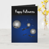 Boo Hoo hat eine Fickzeit Halloween-Karte Karte (Gelbe Blume)
