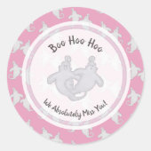 Boo Hoo Hoo Ghost Stickers (Vorderseite)