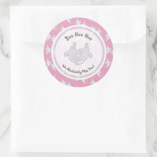 Boo Hoo Hoo Ghost Stickers (Tasche)