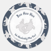 Boo Hoo Hoo Ghost Stickers (Vorderseite)