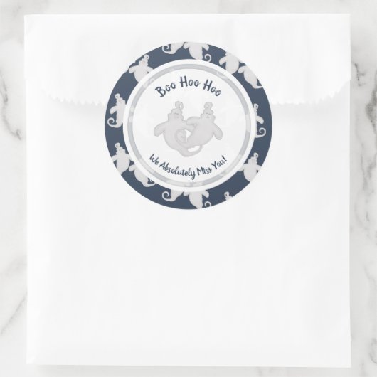 Boo Hoo Hoo Ghost Stickers (Tasche)