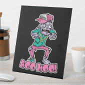 Boo Hoo! Ich bin nur für die Boos hier! Sockelschild (In Situ)