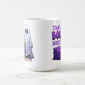 Boo-Hoo-Lloween das ist Boo Sheet Kaffeetasse (Mittel)