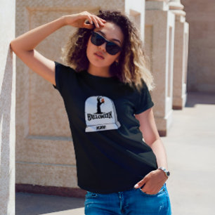 Boo Horror Halloween Womens Black T-Shirt