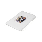 Boo, ich bin ein katzenüberzogener T - Shirt Badematte (Schrägansicht)