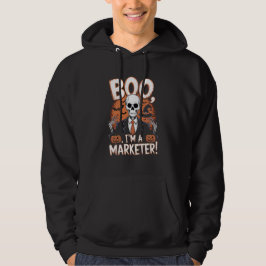 Boo, ich bin ein Vermarkter Halloween Funny Hoodie