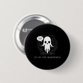 Boo! Ich bin in der Blockchain - Funny Crypto Ghos Button (Vorne & Hinten)