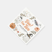 Boo! Ich bin zwei Halloween-Geburtstag Napkins Serviette (Ecke)