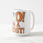 BOO! I'm a ghost Kaffeetasse (VorderseiteRechts)