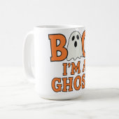 BOO! I'm a ghost Kaffeetasse (Vorderseite Links)