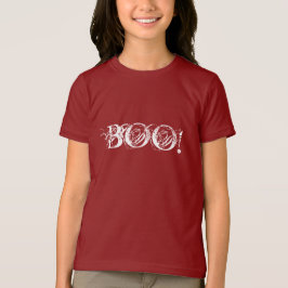Boo in interessanten Buchstaben zu Halloween T-Shirt