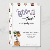 Boo ist die zweitägige Einladung (Vorne/Hinten)