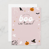 Boo ist zwei halben Geburtstag Einladung Kinder 2. (Vorne/Hinten)