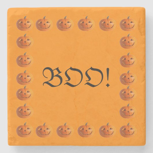 BOO Jack-O-Lanterns Untersetzer (Vorderseite)