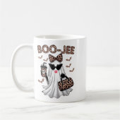 Boo Jee Boujee Ghost Halloween Fun Oktober Vibes Kaffeetasse (Links)